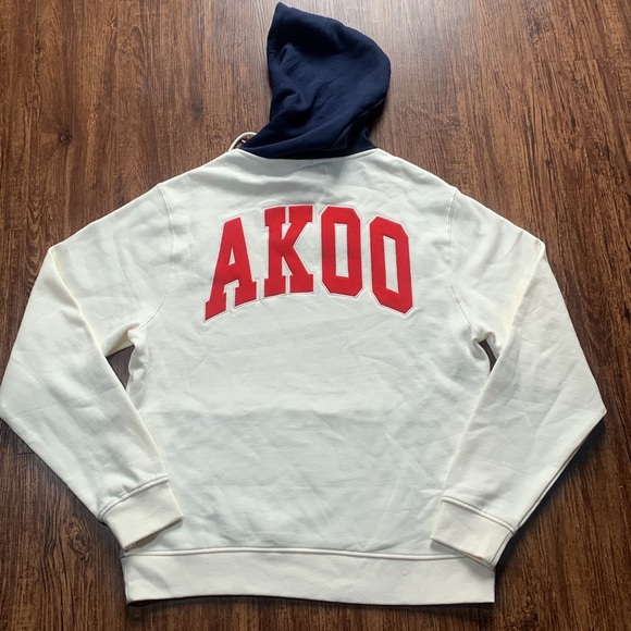 Akoo Hoodie Fleece Whisper White Men’s Size XXL NWT - Picture 5 of 8